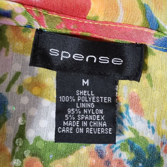 Yellow Floral Victorian Ruffle Button-up Blouse - Picture 4 of 4